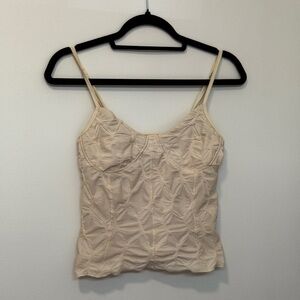 Urban Outfitters Beige Crop Top